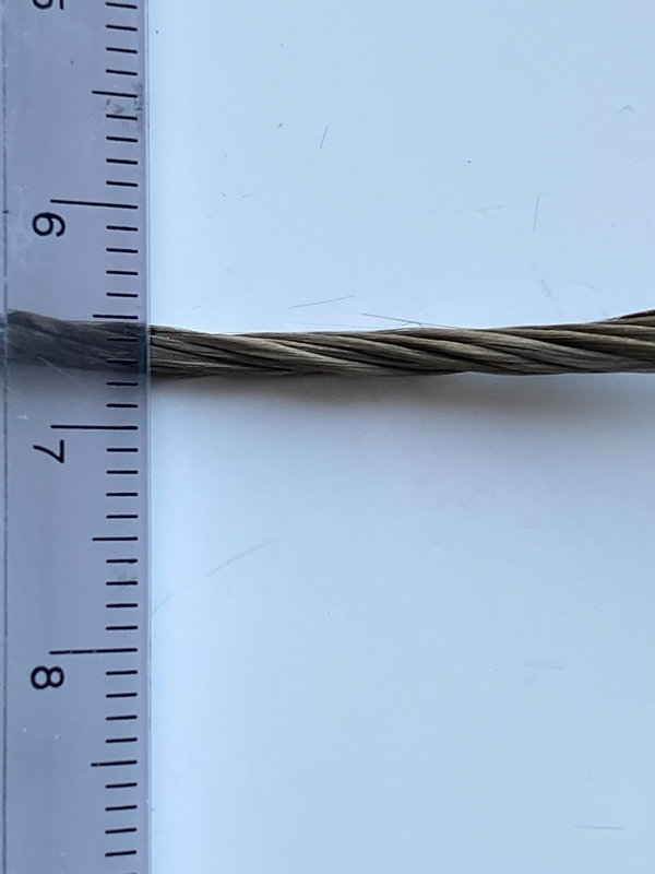 Basalt twisted yarn 11 µm 100*2 (200) tex Z-50 for epoxy resin